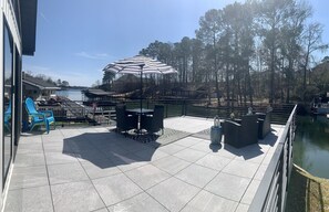 Large Patio on the water