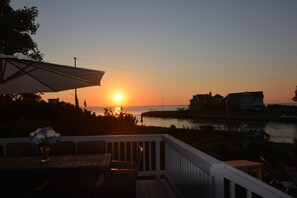 Sunset from the deck.