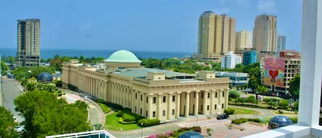 Majestic Ocean and City View from the beautiful top floor Private Terrace. 