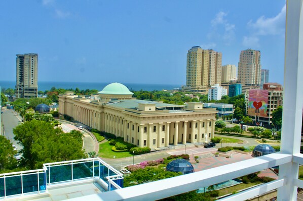 Majestic Ocean and City View from the beautiful top floor Private Terrace. 