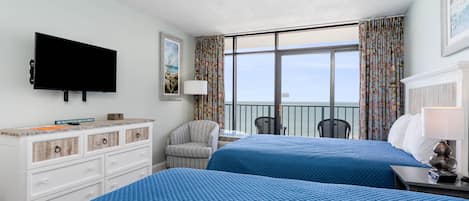 Wake up to fantastic ocean views from bed.