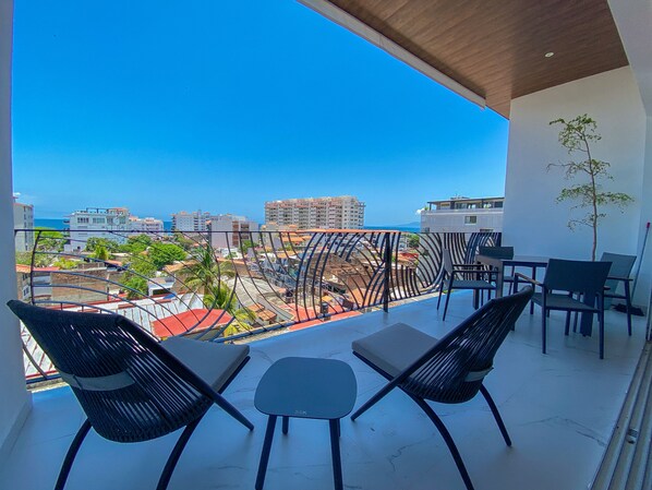 Enjoy this beautiful view from your private balcony