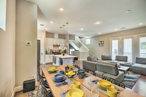 Dining Area | Dishware & Flatware Provided | Wine Fridge