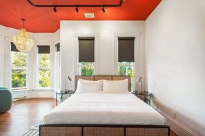 The Red Room - Lot's of natural light and blackout curtains for your convenience.