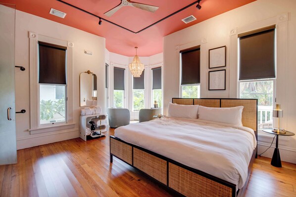 The Red Room - Lot's of natural light and blackout curtains for your convenience.