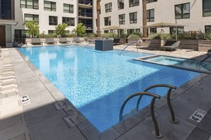 Take a dip in the resort style pool - a great way to escape the desert heat.