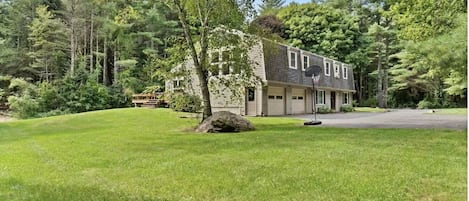 Huge yard, property sits on 2 acres.