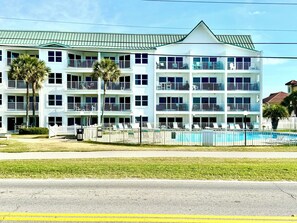 Welcome to Casa Blanca! Our new paint job and updated balconies complete.