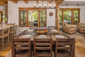 Gather round the dining table for family dinner | Main Level