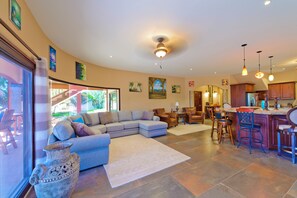 Large comfy sofa in great room