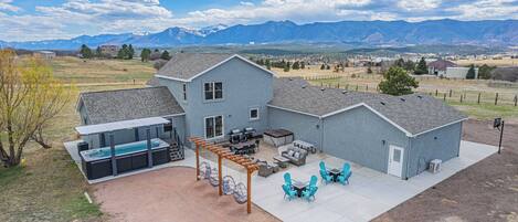Incredible property with unobstructed views of Pikes Peak and the Front Range.  