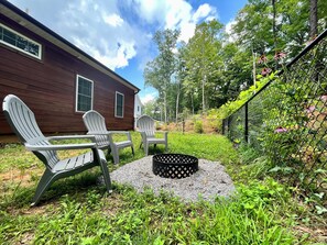 Gather around the fire pit and watch the stars!