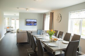 Open plan dining space