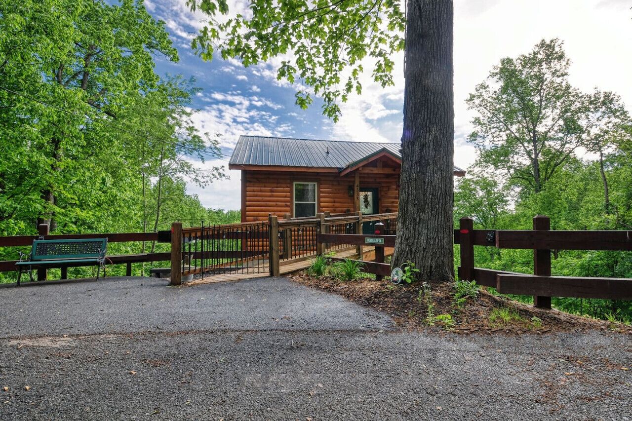 Secluded Forest Log Cabin w. Fire pit, Hot tub, and Game Secluded Forest Log Cabin w. Fire pit, Hot tub, and Game