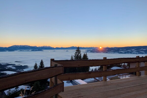 Vue depuis l’hébergement