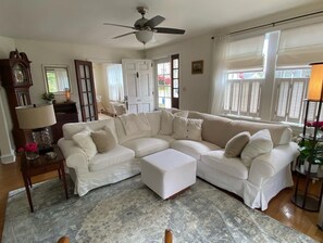 Cozy living room main level.