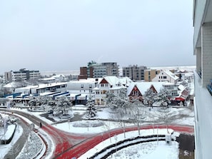 Blick von der Unterkunft