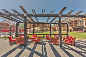 Summer with property in rear