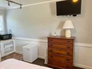 Dresser and Mini Fridge