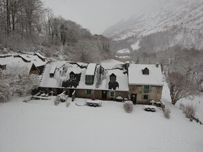 January snow. 