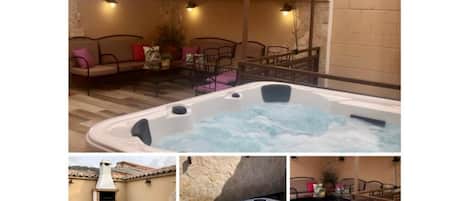 Bain à remous extérieur