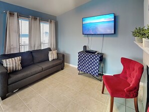 Living Room with Queen Sleeper Sofa