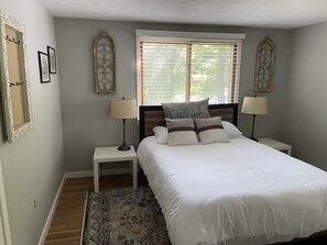 Bedroom 1 with views of lake