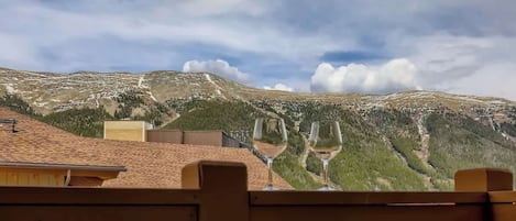 Views of the "Sky Chutes" from our patio