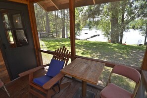 Screened porch.