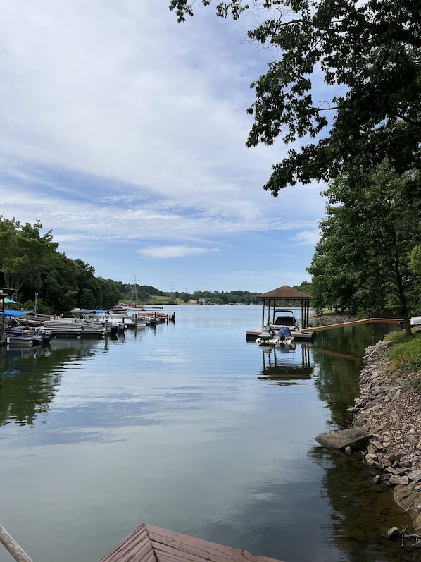 View from the dock