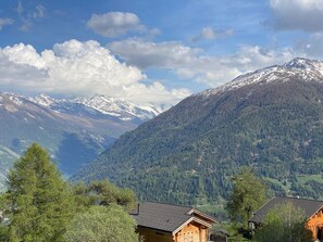 Blick von der Unterkunft