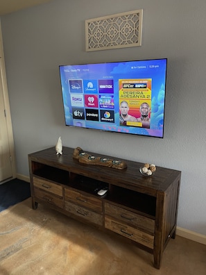 Living Room 55” Flat Screen TV