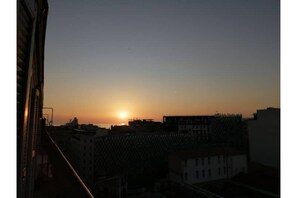 Blick von der Unterkunft