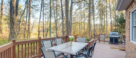 Durham Vacation Rental | 4BR | 2 Full BA | 2 Half BA | Stairs Required