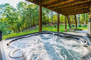 Enjoy our new hot tub!