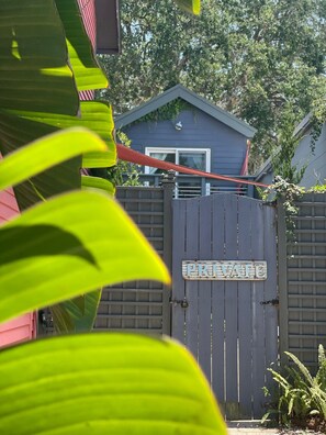 Enter into Private gate to magic shared Courtyard garden 