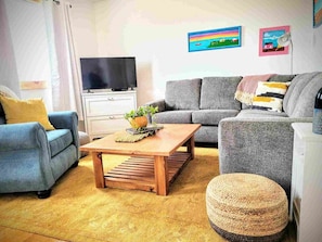 Living area with views on the ocean