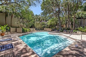 Cool off After a Day on the Beach in the Complex Pool (not heated)