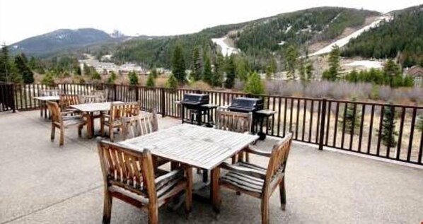 Entertain friends and family, and share meals outside on the patio.