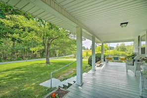 Furnished Porch | Wooded Views