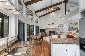 Kitchen and Living Room