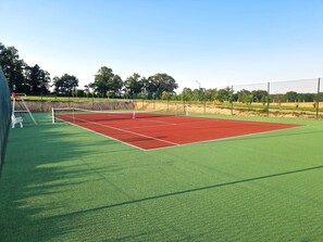 Le cours de tennis  réalisé a l été 2022