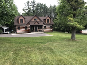 Big front lawn
