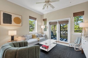 Enjoy a screened in porch just off the living room.