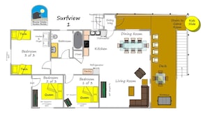 Surfview 1 Main Floor Plan