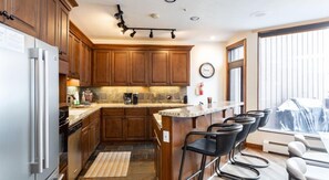 Room, Indoors, Kitchen, Furniture, Refrigerator
