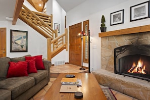Living Room, Indoors, Furniture, Fireplace, Couch