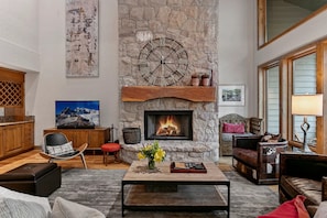 Living Room, Indoors, Furniture, Fireplace, Couch