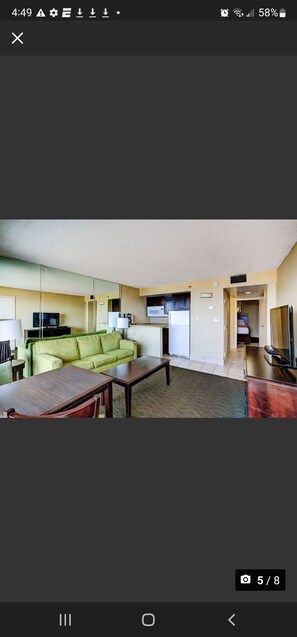 Truly Oceanfront 1BR condo, just steps from the beach.