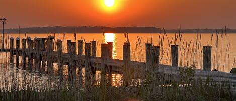 Enjoy the sunrise from the dock!